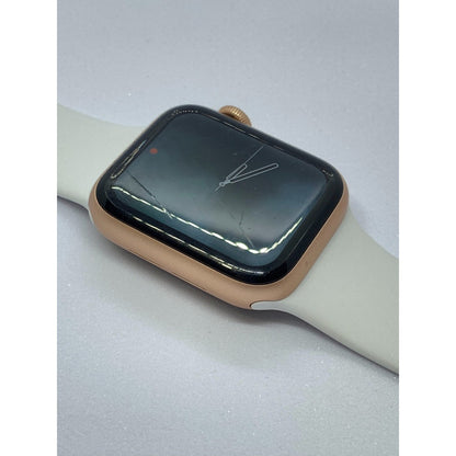 Apple Watch (gps) Series 5 40mm Aluminio Gold Correa  Blanca